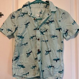 Boys Shark Button-up shirt